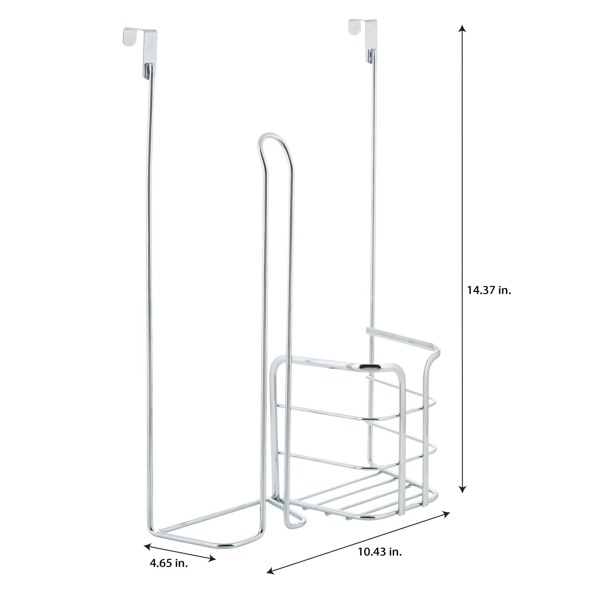 Kitchen Details Chrome 2-in-1 Over the Cabinet Cleaning Organizer